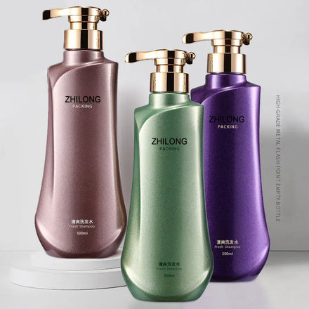 300ml 500ml 750ml Luxury Cheongsam Hair Conditioner Bottle Plastic Shampoo Bottle Shower Gel Lotion Cosmetic Bottle