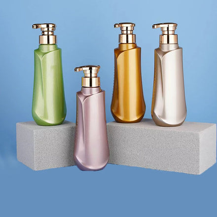 Luxury PET 300ml 500ml 750ml Cosmetic Packaging for Shampoo Conditioner Lotion Face Mask Skin Care Serum with Pump Sprayer