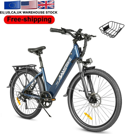 Dropshipping 36V15AH Hidden Battery 7 Speed Electric Eike 500DCity Road Woman E-bike Bicycle