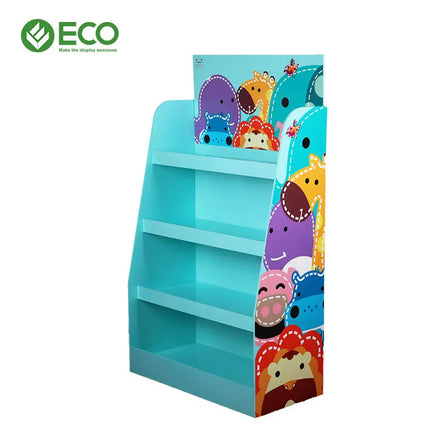 Creative MDF Display Shelf for Watches Customizable Size & Style Custom Logo Floor Stand for Shopping Mall Use