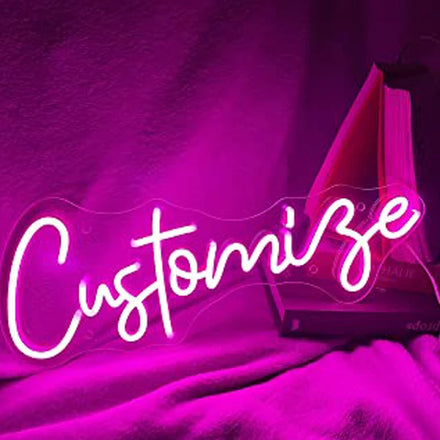 Rebow Dropshipping Waterproof Rgb Neon Sign Oem Customized Congrats Neon Sign for Wedding Party Decor
