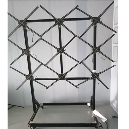 YAMA Splicing Metal Frame for 65cm 3D Fan 3units*3units Black 1 Year Warranty