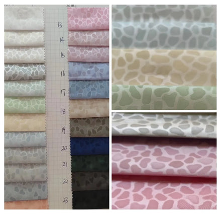 100% Polyester Leopard Print Spotted Release Paper Coated Fabric Chunya Textile Cloth for Girls' Jacket Pointelle Tricot Fabric