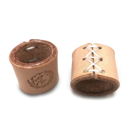 Wholesale Custom Debossed logo PU Leather Scarf Ring