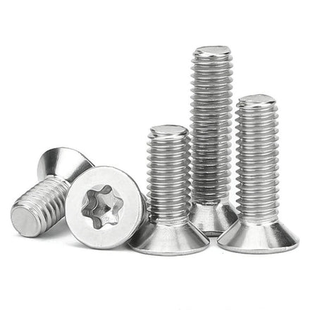 M2 M2.5 M3 M4 M5 M6 M8 ISO14581 Stainless Steel A2 Torx Drive Flat Head Machine Screw Torx Countersunk Head Screws