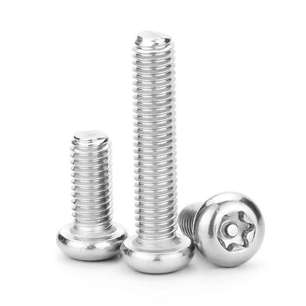 M2 M2.5 M3 M4 M5 M6 M8 ISO7380 304 Stainless Steel A2 Star Drive Bolts Torx Drive Button Head Machine Screws