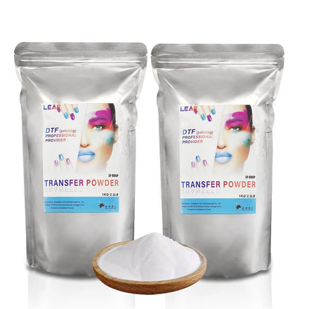 LEAF DTF Powder Heat Transfer Hot Melt Adhesive Powder for DTF T- Shirt Fabric Printers
