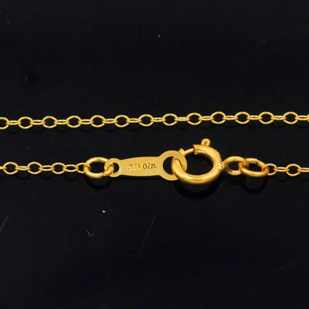 GP 1.17m 1.3mm 1.7mm Width Round Cable Chain Necklace 14K Gold Filled Permanent Jewelry Finished Chain Necklaces for Women Girls