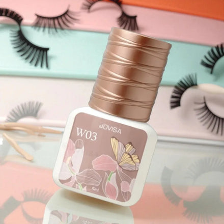 JOVISA W03 Custom Latex Free Lash Adhesive Speed 0.5-1s Eyelash Extension Magnetic Glue Strong Hold Eyelash Extension Glue