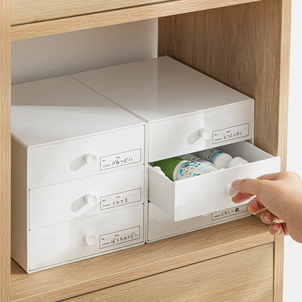SHIMOYAMA Top Trending Finishing Desktop Skincare Lipstick Multifunctional Storage Plastic Box Cosmetics Desk Organizer Drawer
