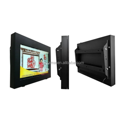 Outdoor Advertising Display High Brightness 2500nits Wall Mounted Monitor 75inch Weatherproof Digital Signage