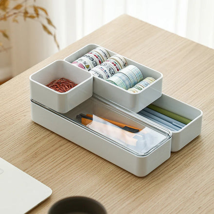 SHIMOYAMA Small Multifunctional Kitchen Spoon Fork Storage and Tableware Drawer Organiser Divider for Kitchen