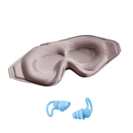 For Hot Sell Contoured 3D Memory Foam Eye Mask Pressure Relief Hair Tangle-Free Design for Sleeping 100% Blackout Adjustable