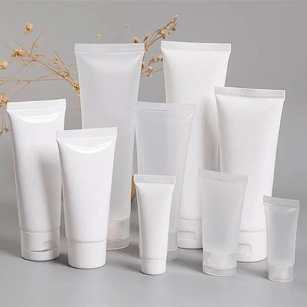 5ml 10ml 20ml 30ml 50ml 100ml Toothpaste Tube Flip Cap Custom Custom Pattern Skin Care Product Container White Lipstick Plastic