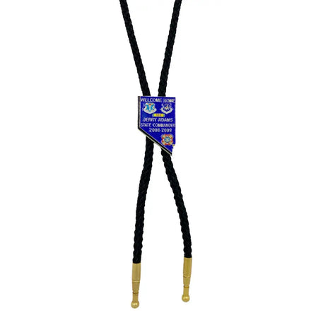 Wholesale Western Bola Tie Waxed Cord String Custom Shoestring Necktie