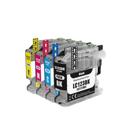 Tatrix Patent LC121 LC123 Premium Color Compatible Patent Ink Cartridge for Brother MFC-J870DW MFC-J650DW