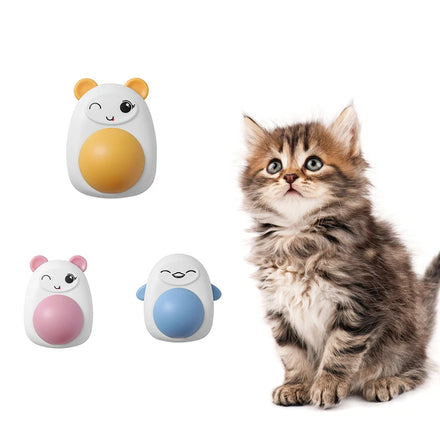 2023 Wholesale New Style Cute Cartoon Style Catnip Balls Cat Licking Fun Spinning Ball Lollipop Snack Popular Cat Toys