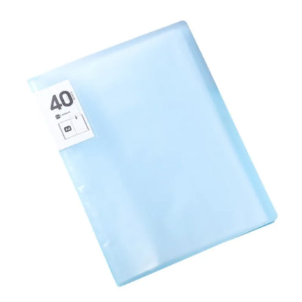 A4 Clear Sleeves 40 Pocket Presentation Book Plastic Sleeves 2 Pcs Binder Sheet Protectors Portfolio Book Folder Display