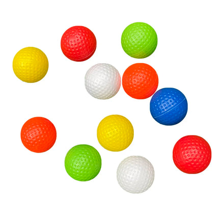 42mm Diameter Practice Hitting Golf Ball PE Plastic Hollow 4-4.6g Weight 80-90 Hardness