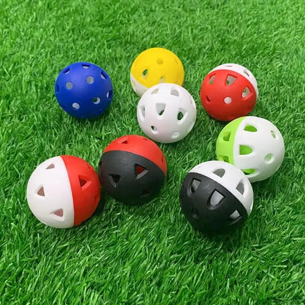 Soft Plastic Golf Balls With Hole Airflow Practice Golf Balls Stress Ball