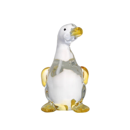 Crystal Duck Figurines Collectibles Glass Animal Figurine for Table Home Decoration Paperweight