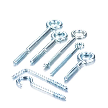 Steel Zinc Plated Sheep Eye Self-tapping Screw Circle Light Hook With Loop Ring Nail Screw Nail Hook