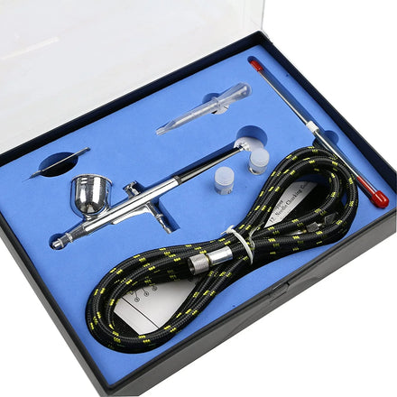 BOLT BT-130K Premium Professional Copper Double Action Airbrush Pen Gun Kit Gravity Feed 7CC Eco-Friendly Painting Modeling