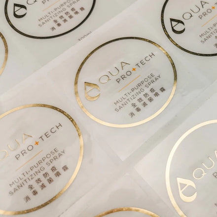 Custom Made Stickers clear Labels Round Shape Make Your Own Well Designed Stickers