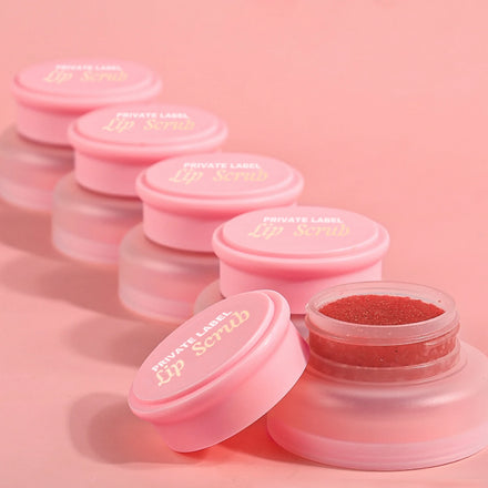 OEM Customized Private Logo Organic Sugar Lip Scrub Vegan Herbal Scrub for Moisturizing Cleaning Lipscrub