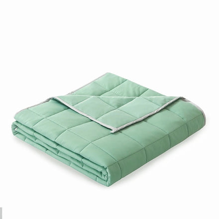 Factory Supply OEM Design Fashion Cheap 100 Cotton Glass Beads Weighted Blanket for Adult and Baby