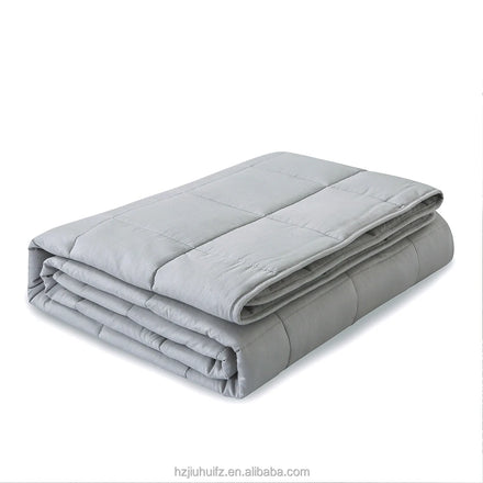 Free Sample 15 Lbs 20 Lbs Breathable Minky Cotton Bamboo Customized Sensory Weighted Blanket