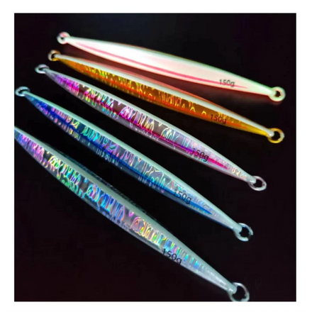 150g 200g 250g 300g 400g 500 Sea Slow Pitch Jigs Fast Sinking Metal Jig Luminous Jigging Lures Fishing Lures Bait for Saltwater