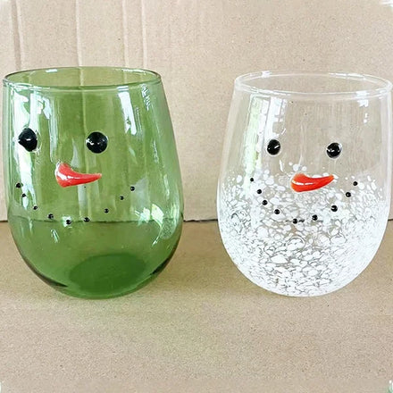 3D Decorative Stemless Borosilicate Glass Cup Unique 3D Design 400ml Capacity Customizable Novelty Style Drinkware for Party Use