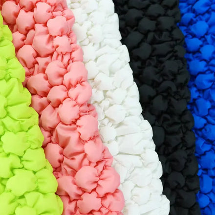 Autumn and Winter Elastic Cloud Fabric Clothing and Shoes Bags 100% Polyester Custom Processing Breathable Knitted Cotton