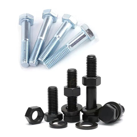Customized Galvanized Hexagonal Head Bolt DIN931 4.8/ 8.8/ 10.9/ 12.9 Half Thread Grade Steel Hexagonal Bolt
