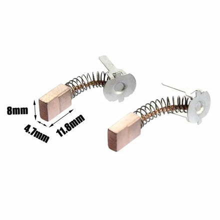 1607000CZ1 Original Carbon Brush 8*4.7*11.8mm GSB/GSR 180-Li Lithium Percussion Drill Motor Carbon Brush