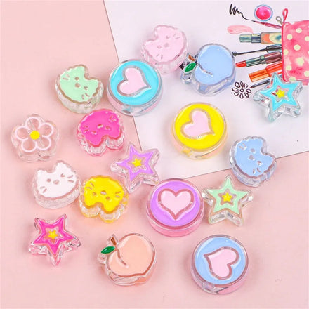 Diy Acrylic Beads Transparent Candy Color Pastel Beads for Jewelry Making Bracelet Phone Lanyard Wrist Strap Decorations