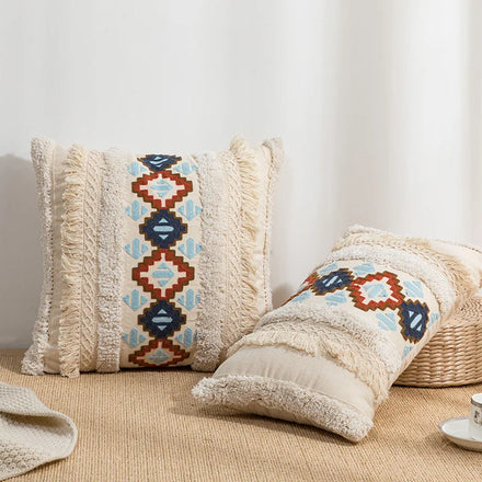 Amity Tufted Decor Home Sofa Throw Pillows Cover Fashion Hot Selling Wholesale Boho Embroidery Cushions Cover