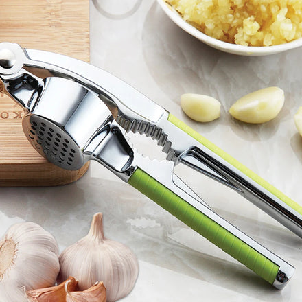 Top Ranking Small Zinc Alloy Handheld Kitchen Premium Multifunctional Garlic Press