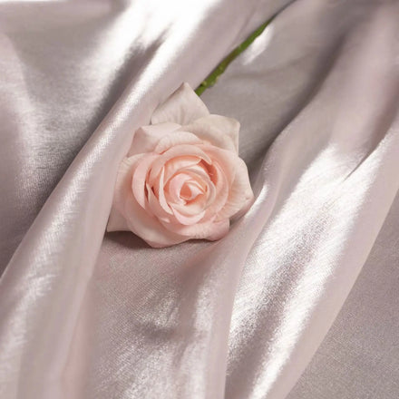 Wholesale 64gsm Satin Silk Organza Fabric Liquid Soft 100% Polyester for Weddings Garments for Girls