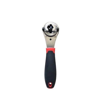 6-22mm Adjustable Ratchet Wrench for Plumbing Pipe Bicycle Home Repair Hand Tool Non-Slip Handle