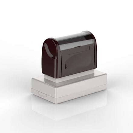 PS-2060 WES Flash Sellos Pre-inking Plastic Rectangle Logo Stamp ISO9001 Certified for Office Use 20x60mm Imprint