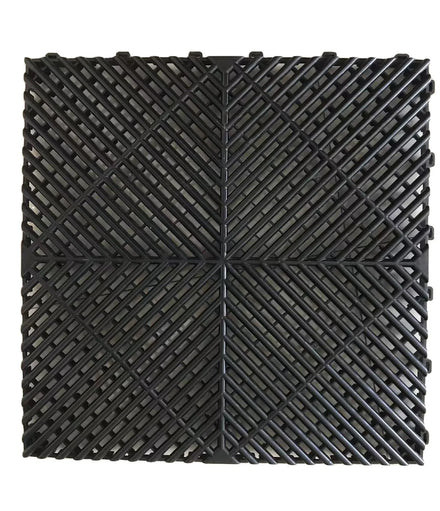 Garage Deck Car Wash Floor Tiles Click Interlocking PP Modern Workshop Indoor