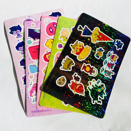 Custom Die Cut Logo Reflective Effect Rainbow Glitter Hologram Holographic Sticker