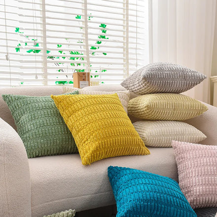 Amity Manufacturer Wholesale Soft Home Decorative Modern Polyester Corduroy Throw Pillow Case Throw Pillow Covers Cushion Covers