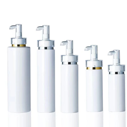100ml 200ml 300ml 400ml 500ml Round PET Recyclable Shampoo Body Lotion Bottle with Pump Sprayer Screen Printed