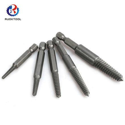 6PCS Household Bolt Remover Extractor De Tornillos 6Pcs Damaged Hex Shank Screw Extractor for Damaged Screws