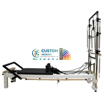 Pilates Reformer Foldable Reformer Pilates Bed Foldable With Tower Aluminum Home Studio Reformer Pilates Folding Reformer