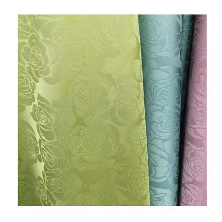 100% Polyester Jacquard Curtain & Skirt Fabric Lightweight Ripstop with Light Print & Dark Pattern 350gsm for Girls