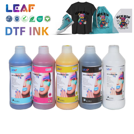 LEAF High Premium 500ml 1000ml DTF Pigment Printing Ink Direct to Film T-shirt DTF Printer Ink for Clothing T-shirt Printing